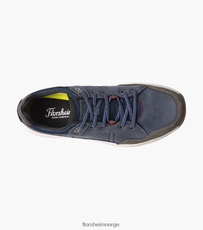 nei Florsheim menn fottøy tread lite 1 moc toe snøresko marinen 08PX62309