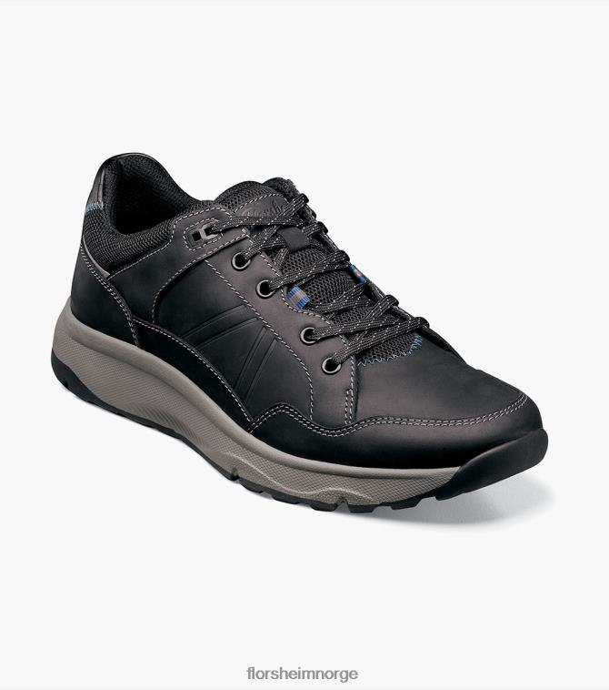 nei Florsheim menn fottøy tread lite 1 moc toe snøresko svart ch 08PX62308