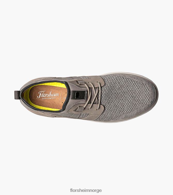 nei Florsheim menn fottøy venture strikket ren sneaker med snøring grå 08PX62349