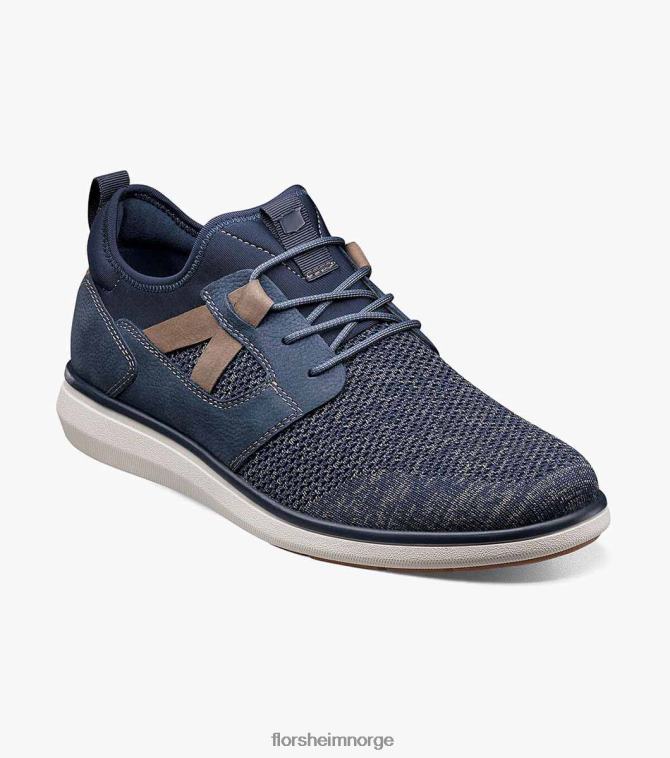 nei Florsheim menn fottøy venture strikket ren sneaker med snøring marinen 08PX62348
