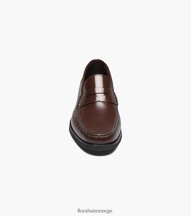 nei Florsheim menn fottøy berkley flex moc toe penny loafer burgunder 08PX62178