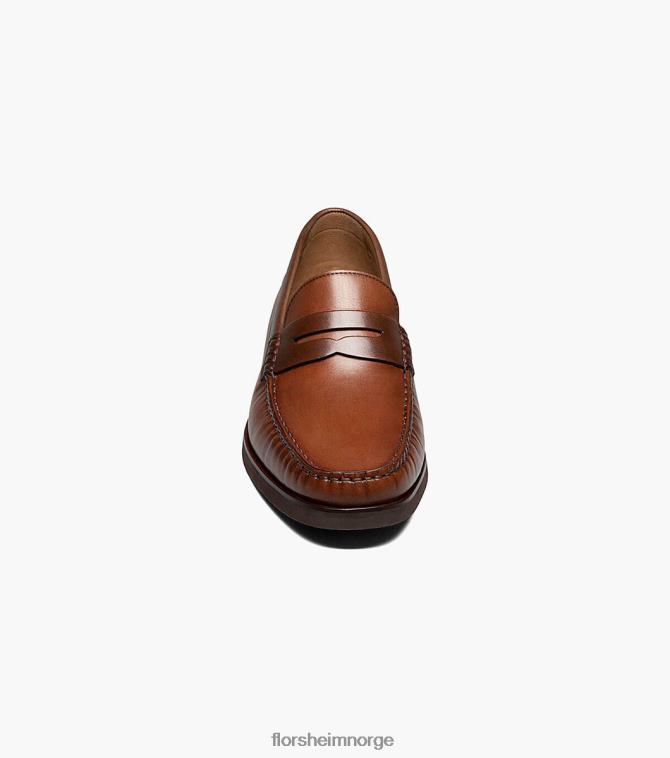 nei Florsheim menn fottøy berkley flex moc toe penny loafer cognac multi 08PX62177