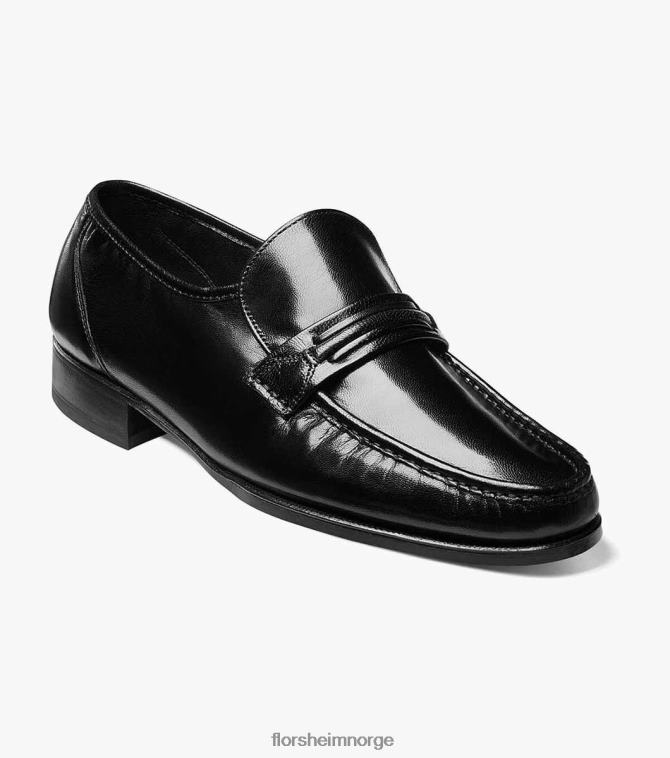 nei Florsheim menn fottøy como moc tåstropp loafer svart 08PX62189