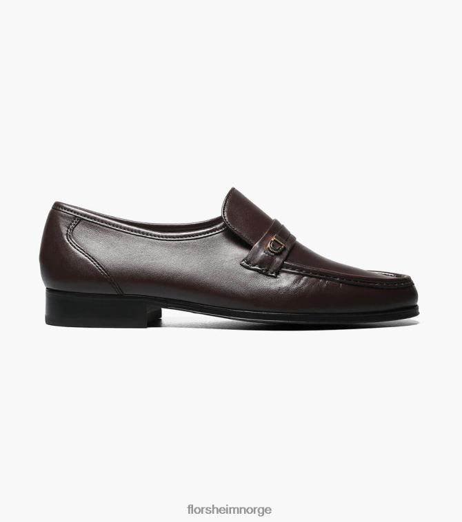 nei Florsheim menn fottøy como moc toe bit loafer brun 08PX62230
