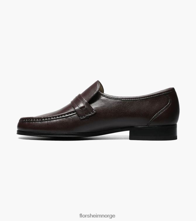 nei Florsheim menn fottøy como moc toe bit loafer brun 08PX62230