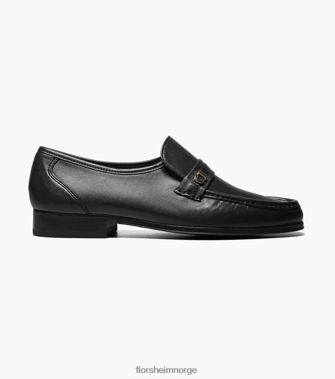 nei Florsheim menn fottøy como moc toe bit loafer svart 08PX62229