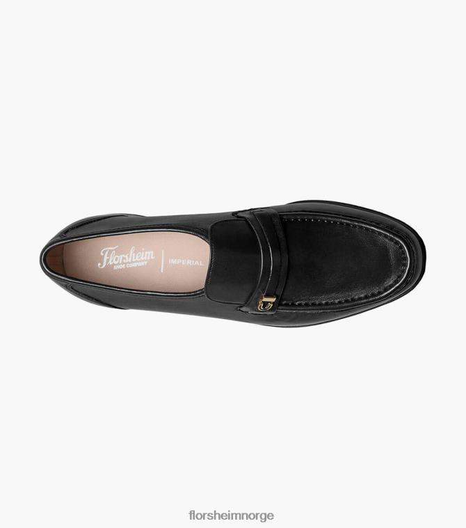 nei Florsheim menn fottøy como moc toe bit loafer svart 08PX62229