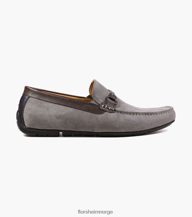nei Florsheim menn fottøy dubino moc toe bit loafer grå multi 08PX62268