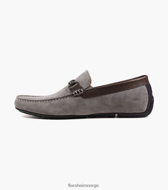 nei Florsheim menn fottøy dubino moc toe bit loafer grå multi 08PX62268
