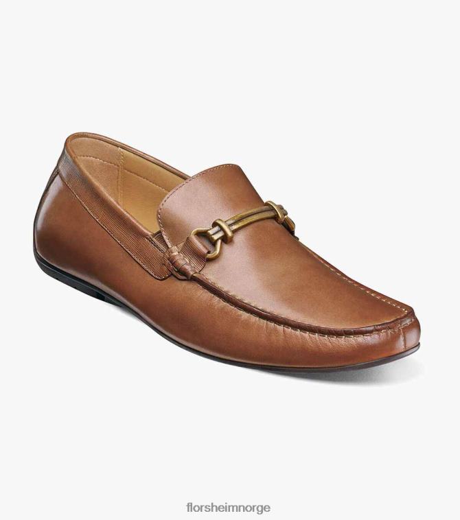 nei Florsheim menn fottøy dubino moc toe bit loafer konjakk 08PX62267