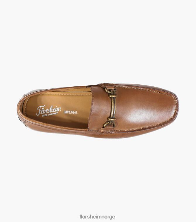 nei Florsheim menn fottøy dubino moc toe bit loafer konjakk 08PX62267