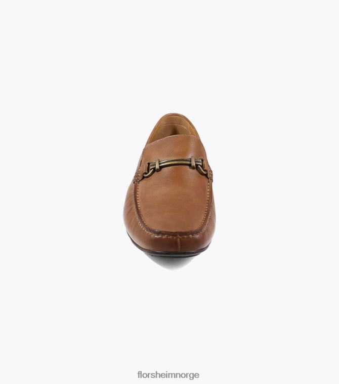 nei Florsheim menn fottøy dubino moc toe bit loafer konjakk 08PX62267