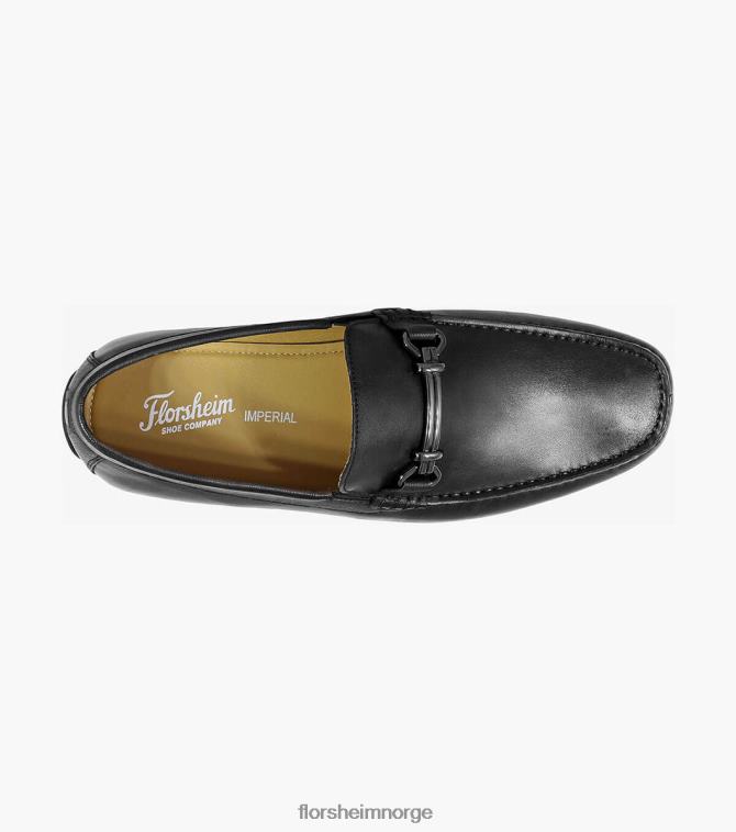 nei Florsheim menn fottøy dubino moc toe bit loafer svart 08PX62270