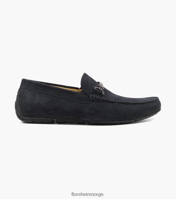nei Florsheim menn fottøy dubino moc toe bit loafer svart semsket skinn 08PX62272