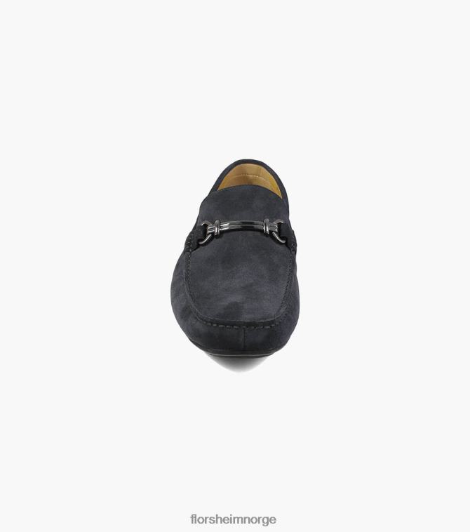 nei Florsheim menn fottøy dubino moc toe bit loafer svart semsket skinn 08PX62272