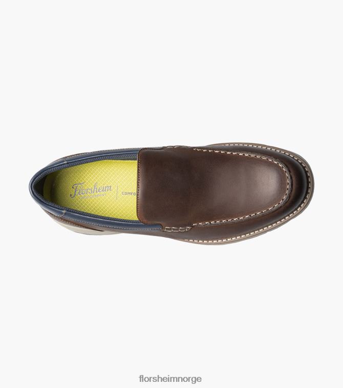nei Florsheim menn fottøy frenzi moc toe venetiansk loafer brun lm 08PX6246