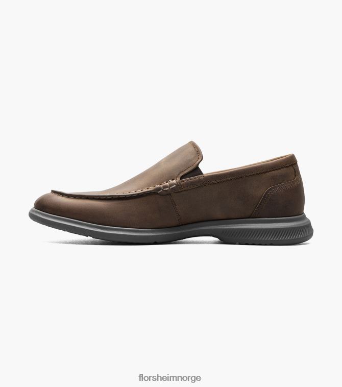 nei Florsheim menn fottøy hamptons moc toe venetiansk loafer brun lm 08PX624