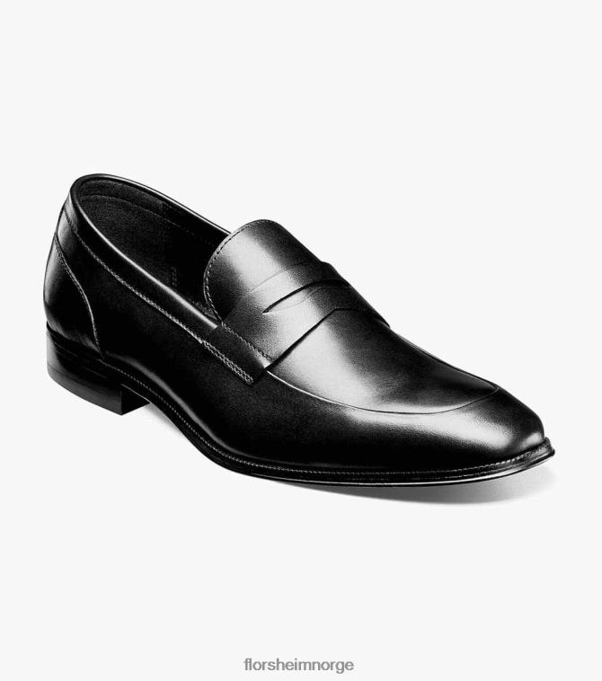 nei Florsheim menn fottøy jetson moc toe penny loafer svart 08PX62213