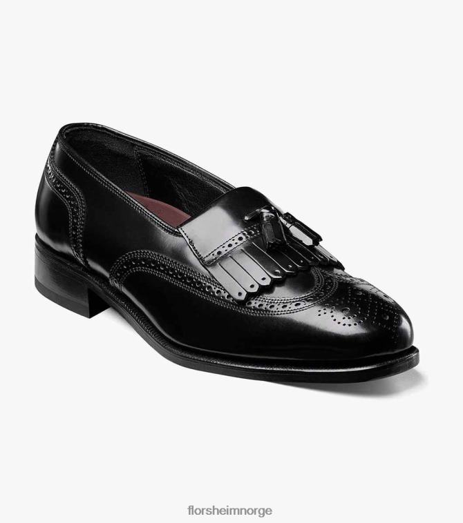 nei Florsheim menn fottøy lexington wingtip loafer svart 08PX62167