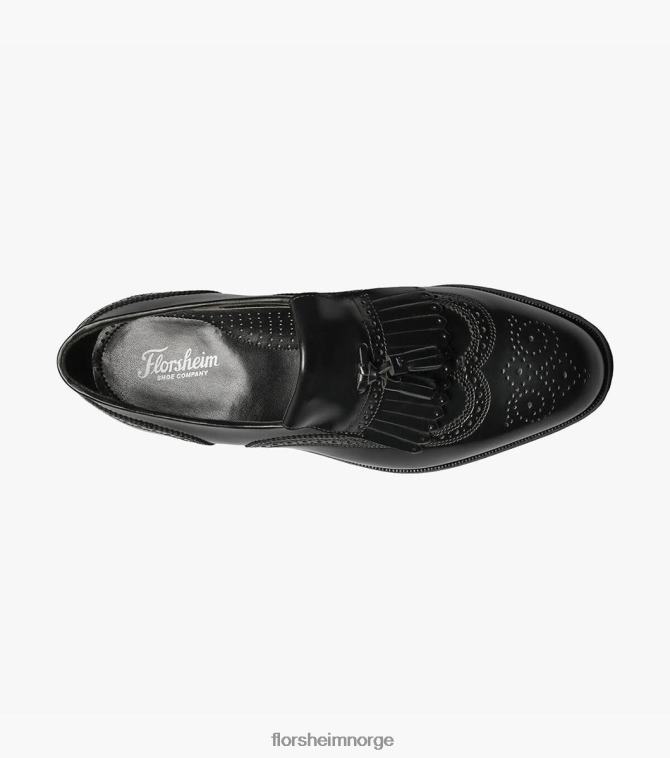 nei Florsheim menn fottøy lexington wingtip loafer svart 08PX62167