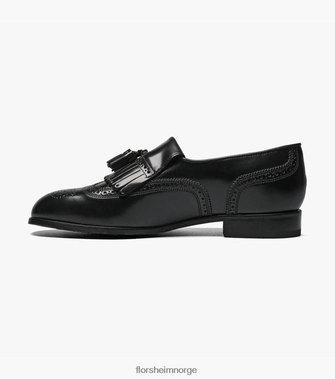 nei Florsheim menn fottøy lexington wingtip loafer svart 08PX62167