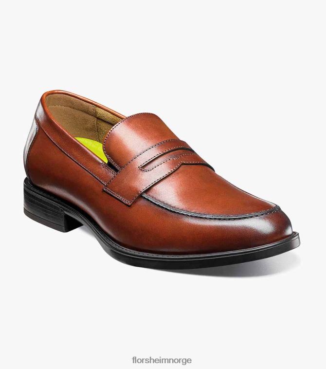 nei Florsheim menn fottøy midtown moc toe penny loafer konjakk 08PX62201