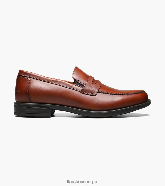 nei Florsheim menn fottøy midtown moc toe penny loafer konjakk 08PX62201