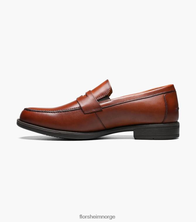 nei Florsheim menn fottøy midtown moc toe penny loafer konjakk 08PX62201
