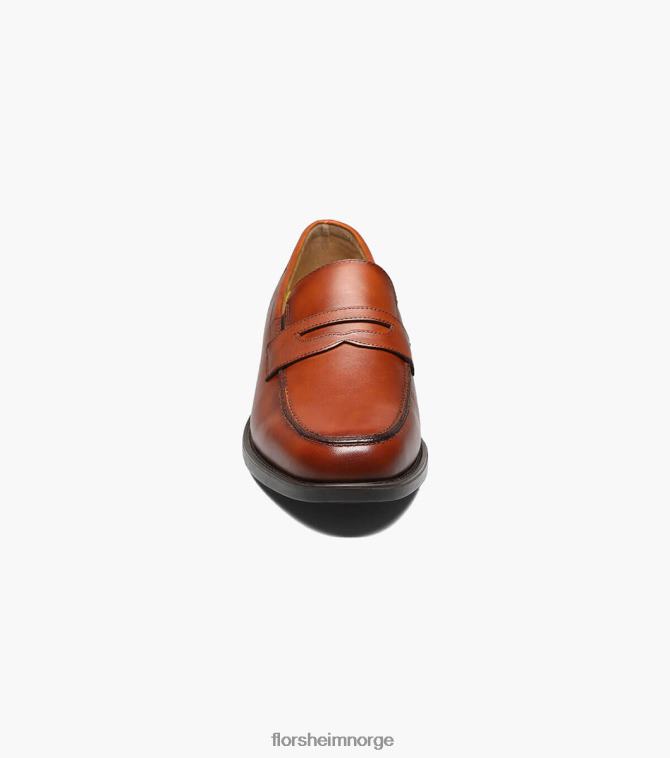 nei Florsheim menn fottøy midtown moc toe penny loafer konjakk 08PX62201