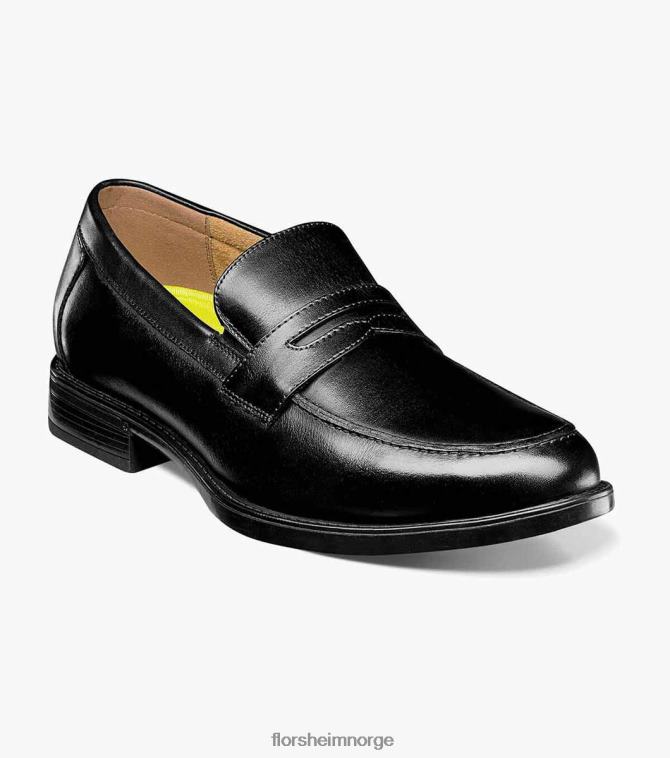 nei Florsheim menn fottøy midtown moc toe penny loafer svart 08PX62202