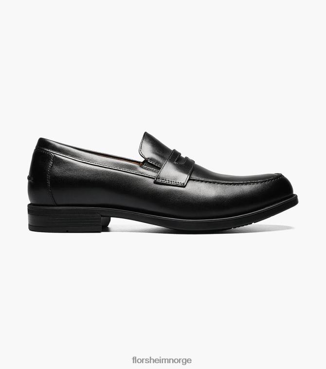 nei Florsheim menn fottøy midtown moc toe penny loafer svart 08PX62202