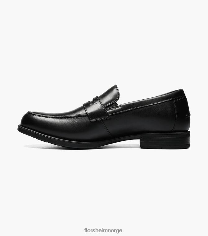 nei Florsheim menn fottøy midtown moc toe penny loafer svart 08PX62202