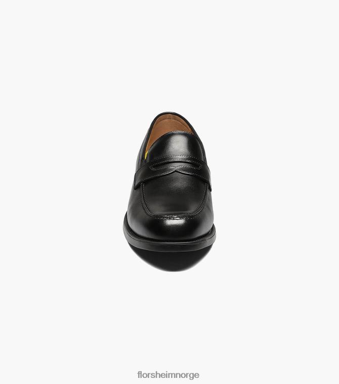 nei Florsheim menn fottøy midtown moc toe penny loafer svart 08PX62202