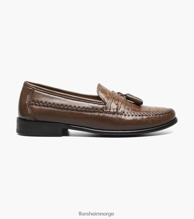 nei Florsheim menn fottøy pisa moc toe dusk loafer konjakk 08PX62255