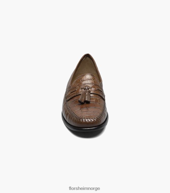nei Florsheim menn fottøy pisa moc toe dusk loafer konjakk 08PX62255