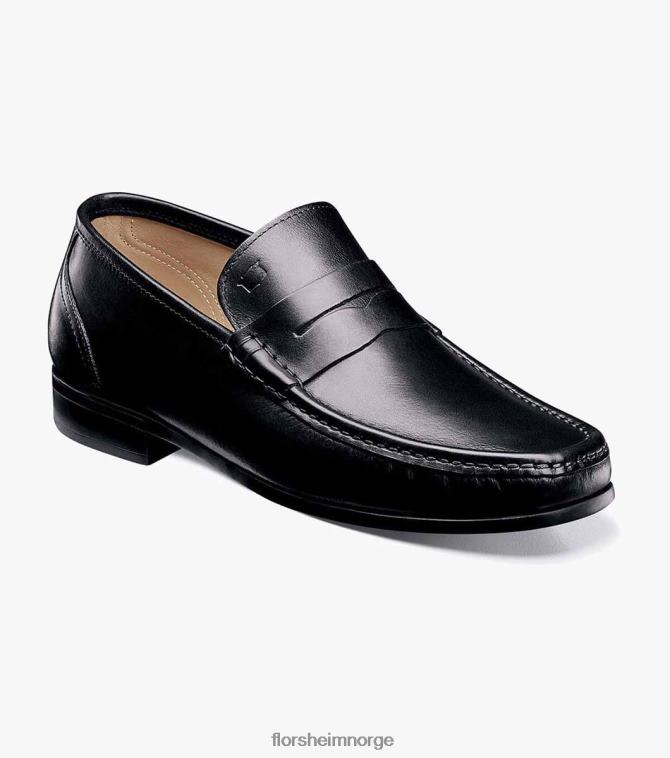nei Florsheim menn fottøy puente moc toe penny loafer svart 08PX62277