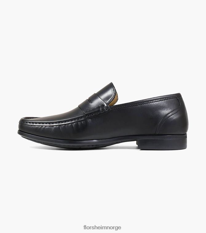 nei Florsheim menn fottøy puente moc toe penny loafer svart 08PX62277