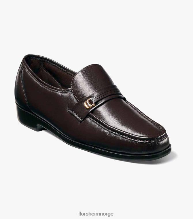 nei Florsheim menn fottøy riva moc toe bit loafer brun 08PX62131