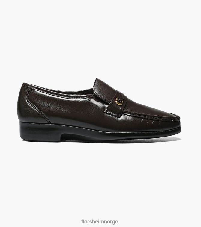 nei Florsheim menn fottøy riva moc toe bit loafer brun 08PX62131