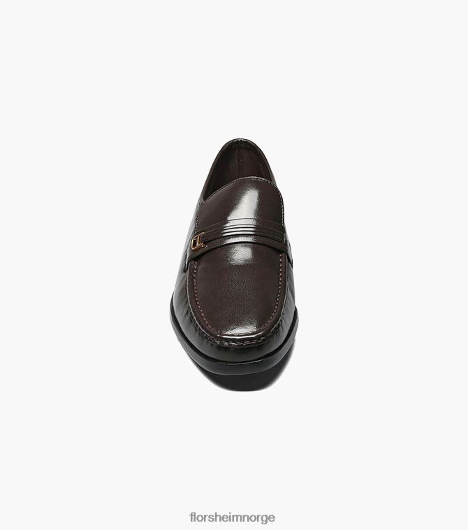 nei Florsheim menn fottøy riva moc toe bit loafer brun 08PX62131