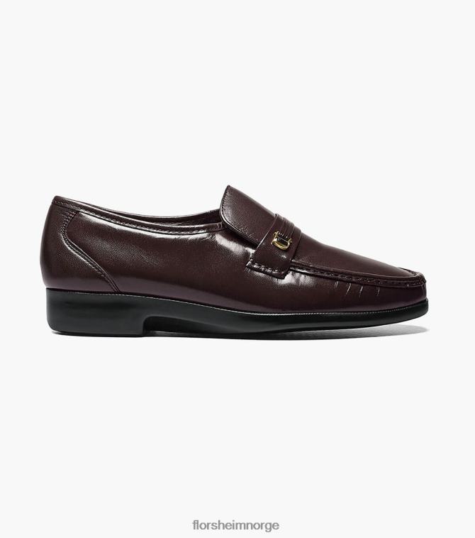 nei Florsheim menn fottøy riva moc toe bit loafer burgunder 08PX62133