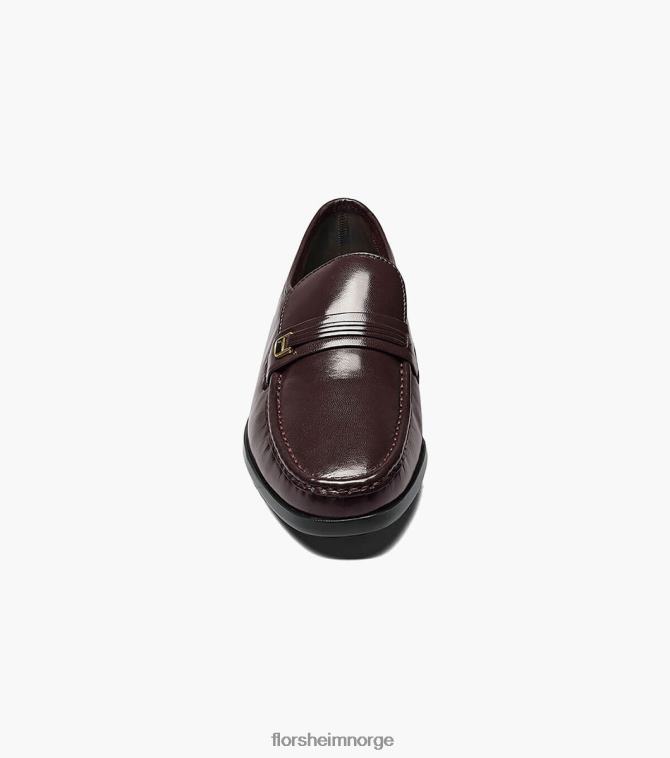 nei Florsheim menn fottøy riva moc toe bit loafer burgunder 08PX62133