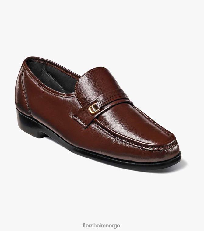 nei Florsheim menn fottøy riva moc toe bit loafer konjakk 08PX62132