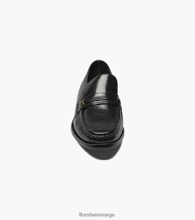 nei Florsheim menn fottøy riva moc toe bit loafer svart 08PX62130