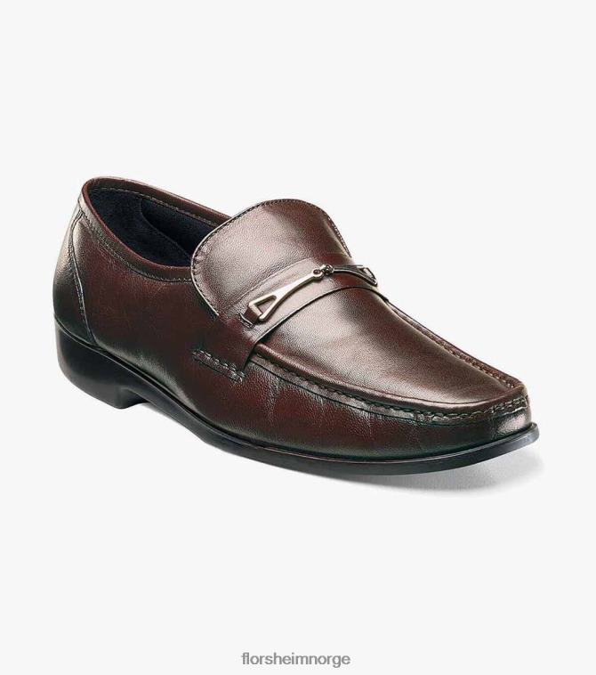 nei Florsheim menn fottøy rovito moc toe bit loafer brun 08PX62257