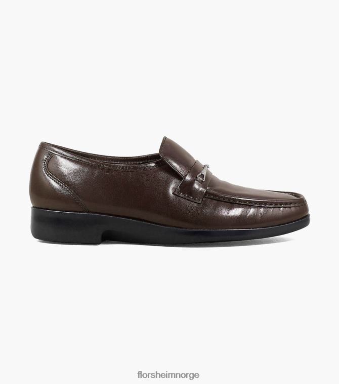 nei Florsheim menn fottøy rovito moc toe bit loafer brun 08PX62257