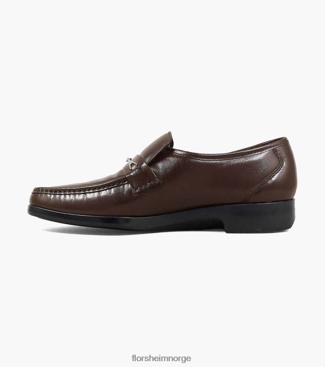 nei Florsheim menn fottøy rovito moc toe bit loafer brun 08PX62257