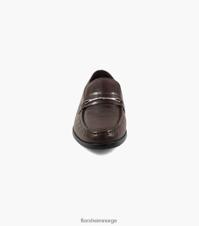nei Florsheim menn fottøy rovito moc toe bit loafer brun 08PX62257
