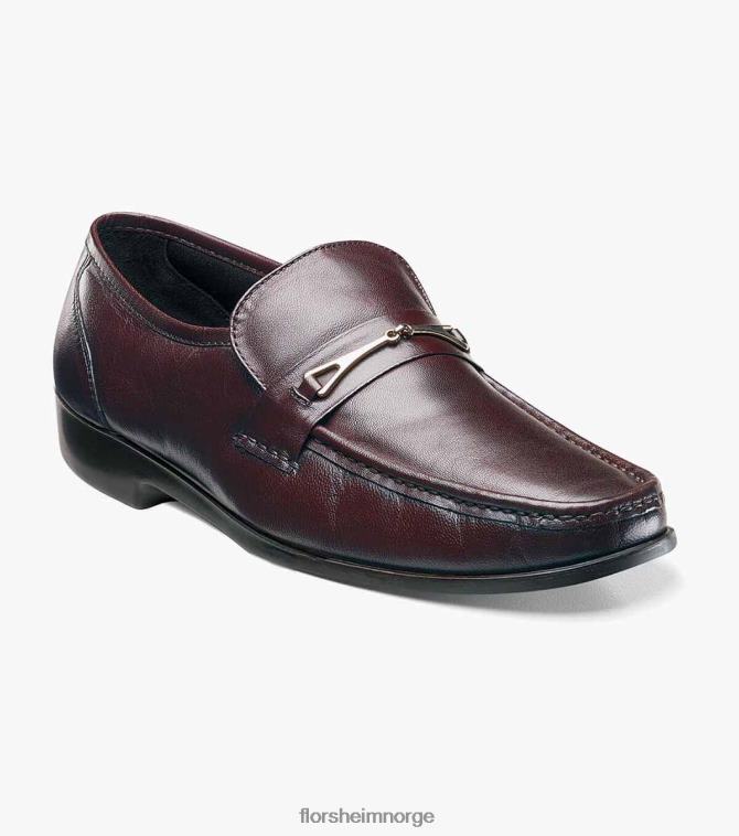 nei Florsheim menn fottøy rovito moc toe bit loafer burgunder 08PX62256