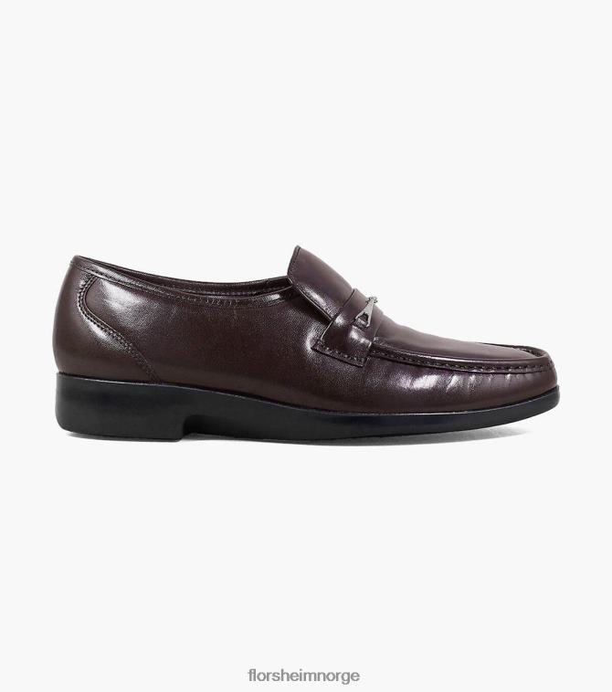 nei Florsheim menn fottøy rovito moc toe bit loafer burgunder 08PX62256